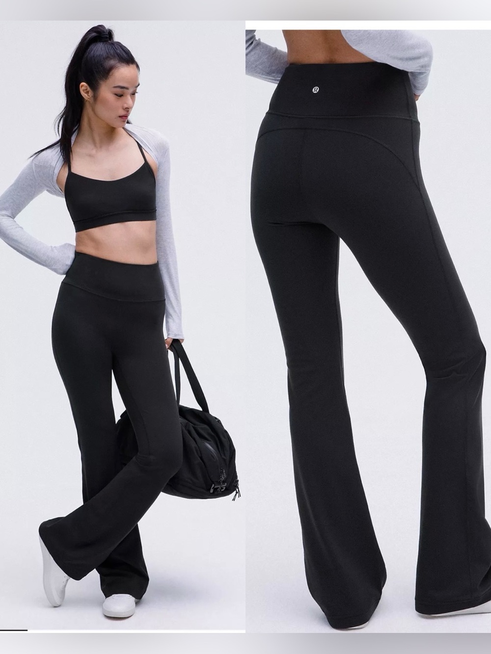 Lululemon Groove Nulu High Rise Flare Pant Black , size 6